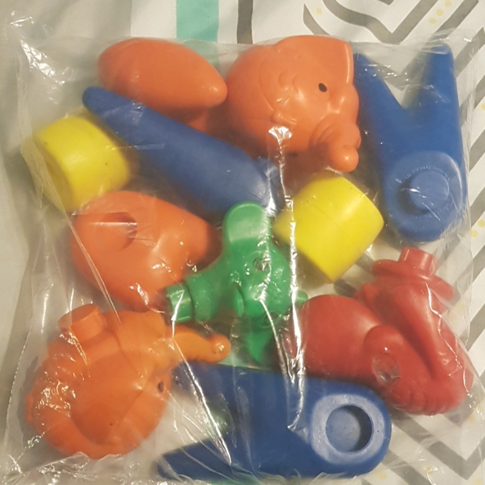 Tupperwear toys vintage animals